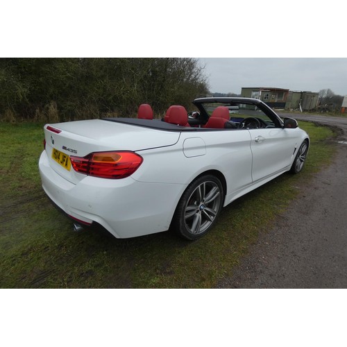 15 - BMW 435i M Sport Auto, Convertible,
Registration number: HG14 JFA,
V5: Present,
Odometer reading: 22... 