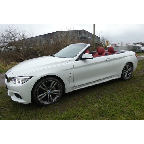 15 - BMW 435i M Sport Auto, Convertible,
Registration number: HG14 JFA,
V5: Present,
Odometer reading: 22... 