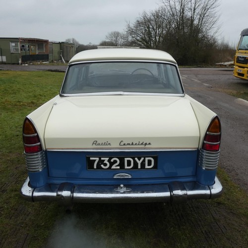 21 - Austin Cambridge
Registration number: 732 DYD,
V5: Present,
Odometer reading: 46,037 miles,
Date of ... 