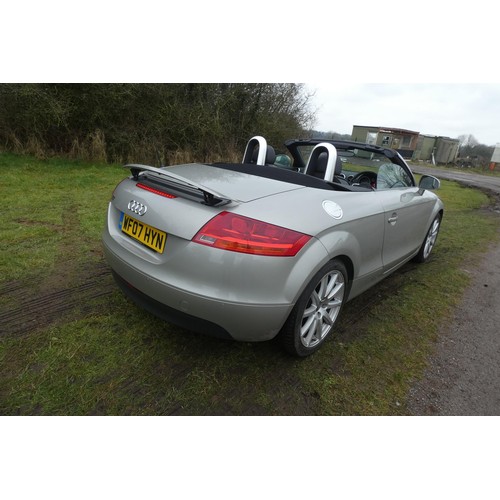 9 - Audi TT TFSI Convertible,
Registration number: WF07 HYN,
V5: Present, 
Odometer reading: 39,094 mile... 