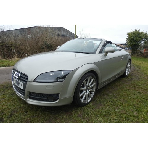 9 - Audi TT TFSI Convertible,
Registration number: WF07 HYN,
V5: Present, 
Odometer reading: 39,094 mile... 