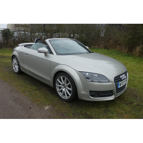 9 - Audi TT TFSI Convertible,
Registration number: WF07 HYN,
V5: Present, 
Odometer reading: 39,094 mile... 