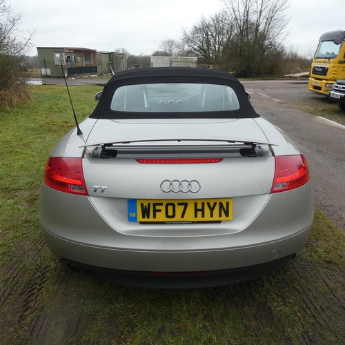 9 - Audi TT TFSI Convertible,
Registration number: WF07 HYN,
V5: Present, 
Odometer reading: 39,094 mile... 