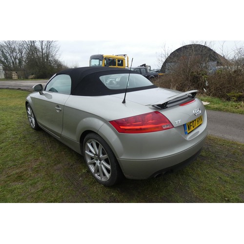 9 - Audi TT TFSI Convertible,
Registration number: WF07 HYN,
V5: Present, 
Odometer reading: 39,094 mile... 