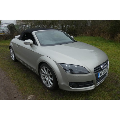 9 - Audi TT TFSI Convertible,
Registration number: WF07 HYN,
V5: Present, 
Odometer reading: 39,094 mile... 