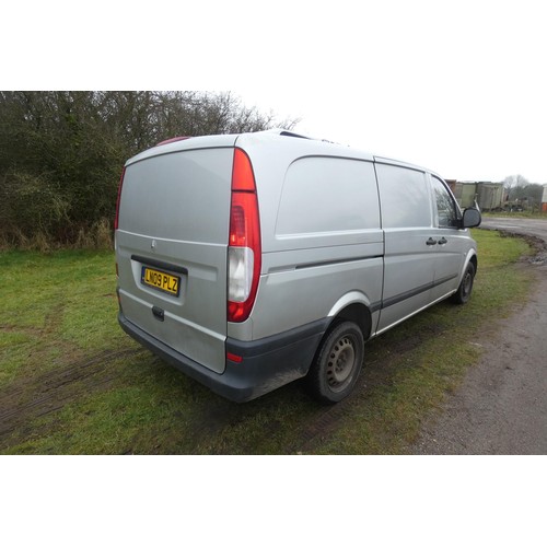 27 - Mercedes Vito CDI Long, refrigerated van,
Registration number: LN09 PLZ,
V5: Present,
Odometer readi... 