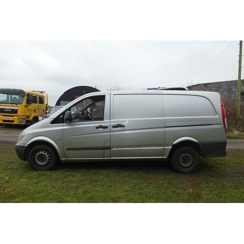 27 - Mercedes Vito CDI Long, refrigerated van,
Registration number: LN09 PLZ,
V5: Present,
Odometer readi... 