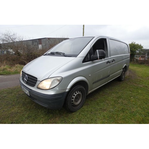 27 - Mercedes Vito CDI Long, refrigerated van,
Registration number: LN09 PLZ,
V5: Present,
Odometer readi... 