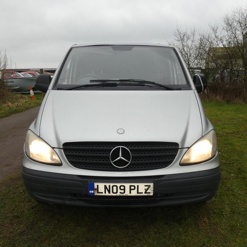 27 - Mercedes Vito CDI Long, refrigerated van,
Registration number: LN09 PLZ,
V5: Present,
Odometer readi... 