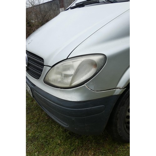 27 - Mercedes Vito CDI Long, refrigerated van,
Registration number: LN09 PLZ,
V5: Present,
Odometer readi... 