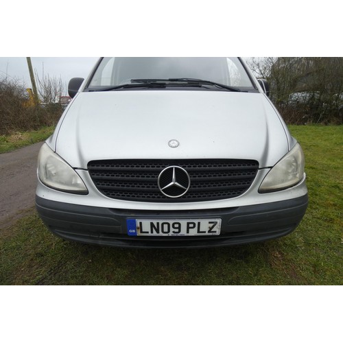 27 - Mercedes Vito CDI Long, refrigerated van,
Registration number: LN09 PLZ,
V5: Present,
Odometer readi... 