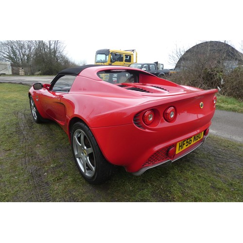 25 - Lotus Elise S, Convertible,
Registration number: HF56 NBO,
V5: Present,
Odometer reading: 14,508 mil... 