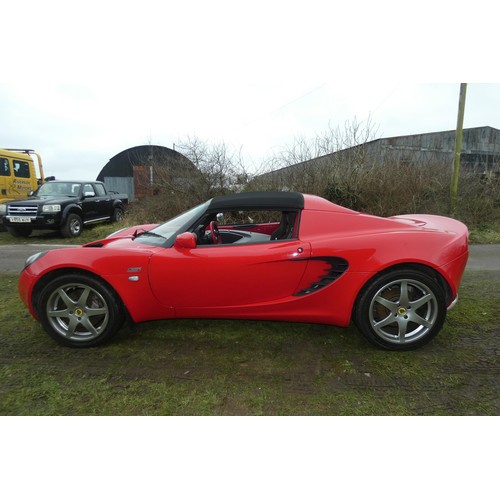 25 - Lotus Elise S, Convertible,
Registration number: HF56 NBO,
V5: Present,
Odometer reading: 14,508 mil... 