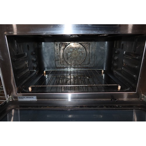 1289 - A stainless steel compact Microwave oven and grill by LG type MP9287NL - tested working - trade