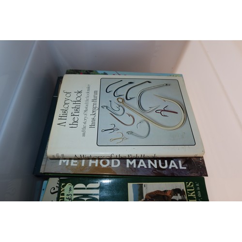 2036 - 1 box containing a quantity of various fishing related books