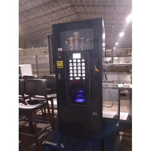 1001 - A large hot drink vending machine by Crane Merchandising Systems, type Icon year 2019 serial 2941-14... 