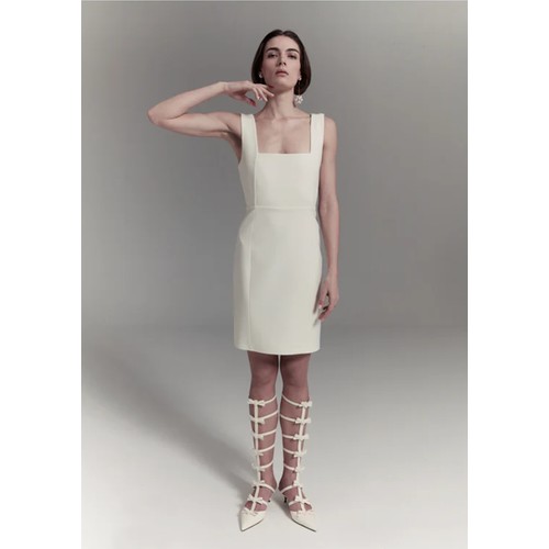 483 - 1 x Rowley Hesselballe Margo white silk sequin strap mini dress  RRP £249 (was originally much highe... 