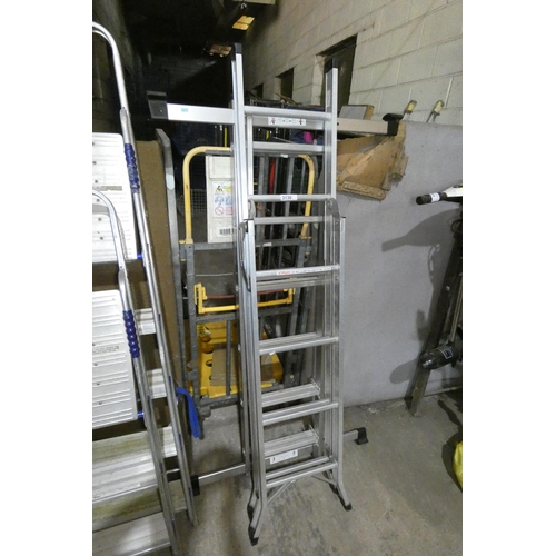2 x aluminum multifunction ladders