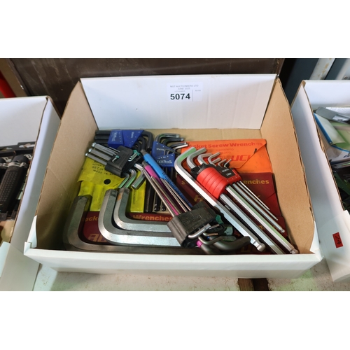 1 box containing a quantity of various Allen keys