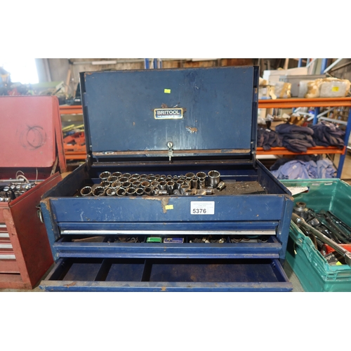 1 x tool chest by Britool, to include a quantity of various tools