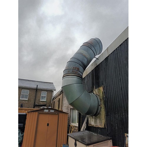6801 - 1 x large spray booth with fan, lights etc, contents of 2 pallets and 1 stillage which is not includ... 