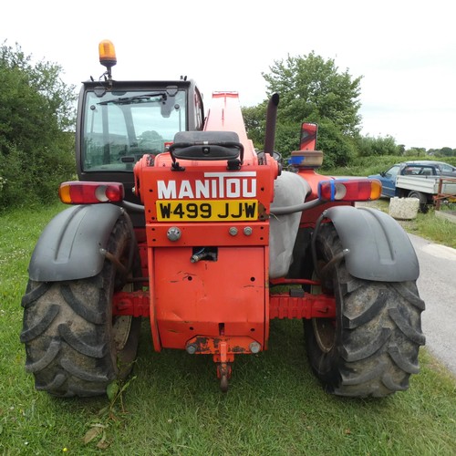 6800 - Manitou MLT 629 Turbo Telescopic handler, complete with Pallet forks
Registration number: W499 JJW
T... 