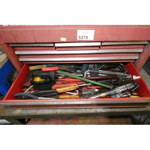 An American Pro two part tool chest, please note the tool chest has a ...