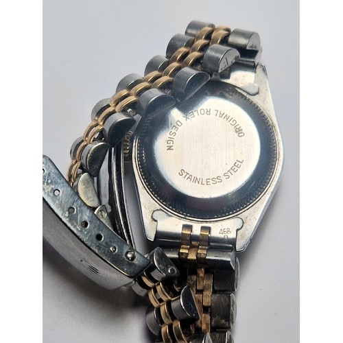 3176 - A 1988 vintage ladies Rolex Oyster Perpetual wristwatch with bracelet and certificate