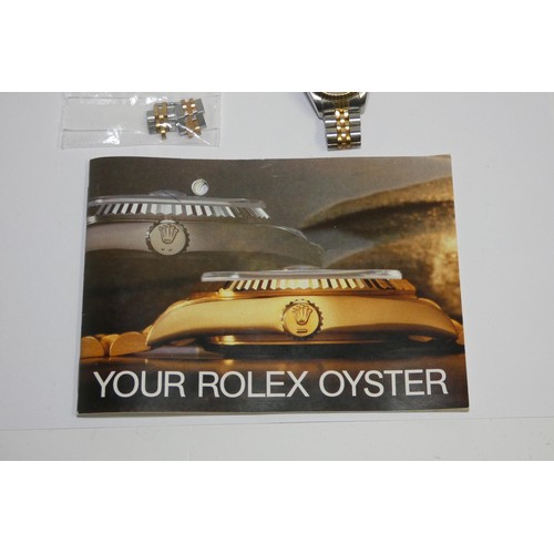 3176 - A 1988 vintage ladies Rolex Oyster Perpetual wristwatch with bracelet and certificate