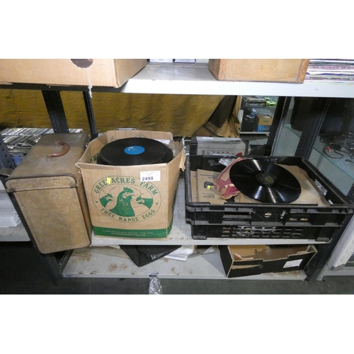 A large quantity of old gramophone 78rpm records in 2 boxes