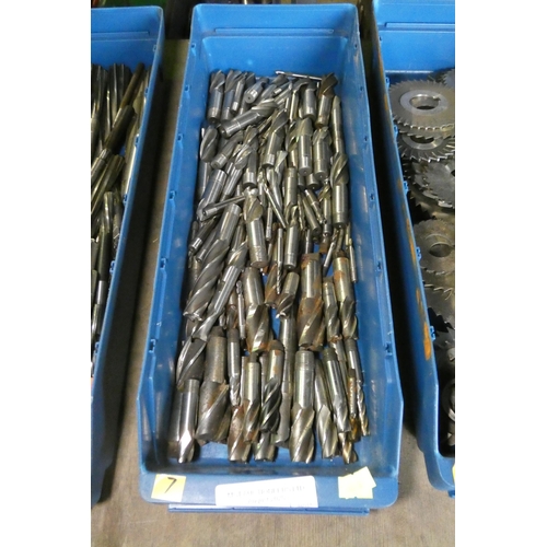 5100 - 1 x blue plastic box containing a quantity of various milling cutters
