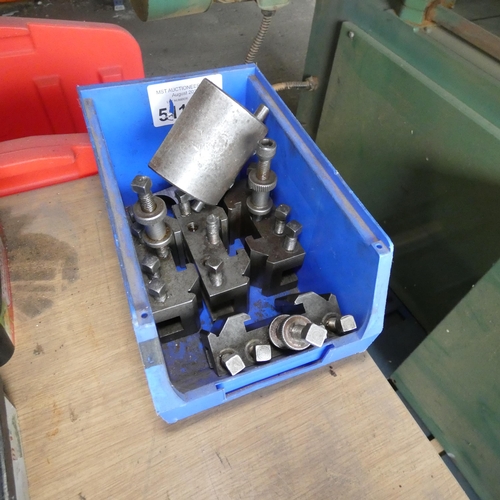 5119 - 1 box containing a quantity of lathe tool holders