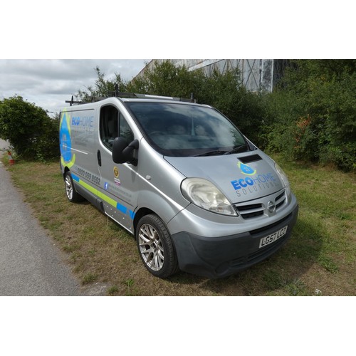 8 - Nissan Primestar DCI 115 SE SWB,
Registration number: LG57 LCZ,
V5: Present,
Odometer reading: 128,9... 