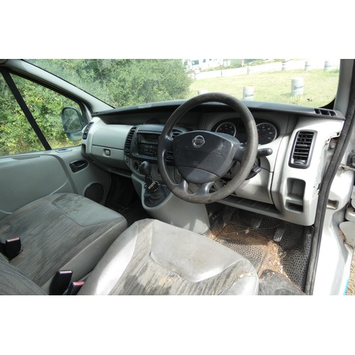 8 - Nissan Primestar DCI 115 SE SWB,
Registration number: LG57 LCZ,
V5: Present,
Odometer reading: 128,9... 
