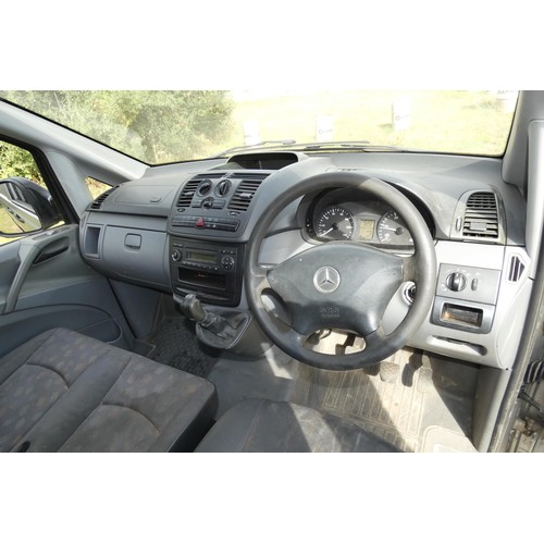 9 - Mercedes Vito 111 CDI Compact,
Registration number: HN58 SXC,
V5: Present,
Odometer reading: 140,325... 