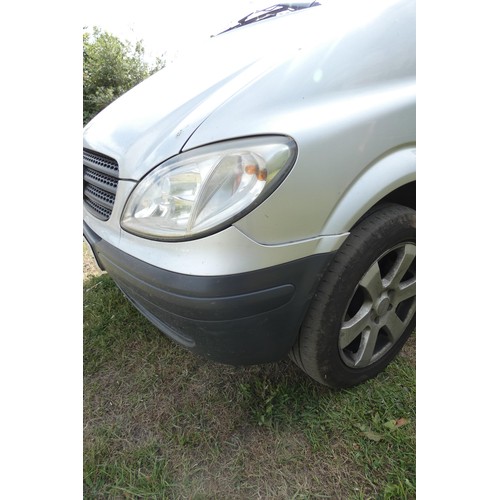 9 - Mercedes Vito 111 CDI Compact,
Registration number: HN58 SXC,
V5: Present,
Odometer reading: 140,325... 