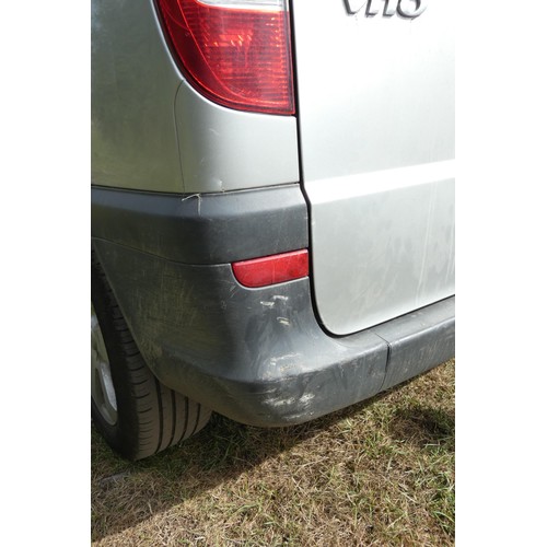 9 - Mercedes Vito 111 CDI Compact,
Registration number: HN58 SXC,
V5: Present,
Odometer reading: 140,325... 