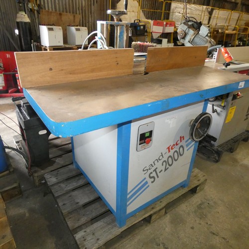 5052 - 1 x Sand-Tech edge sander model ST-2000L, YOM 1995, 3ph, weight approx 250kg