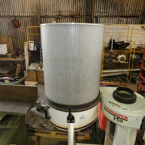 5055 - 1 x Axminster Plus twin bag dust extractor model 810389, 3ph