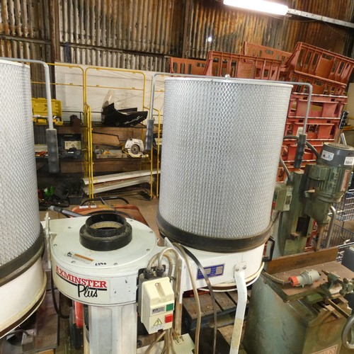 5055 - 1 x Axminster Plus twin bag dust extractor model 810389, 3ph