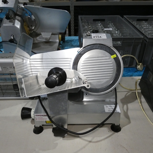2154 - A commercial meat slicer Type CD277 by Buffalo trade