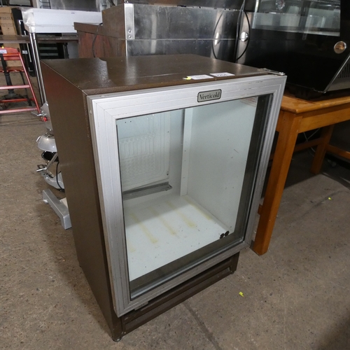 2204 - A display fridge by Verticold, no shelves trade