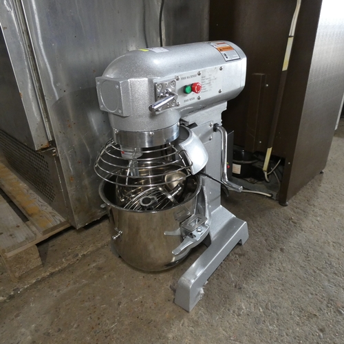2205 - A heavy duty counter top or freestanding commercial food mixer model FM10 with Bowl & 3 attachments ... 