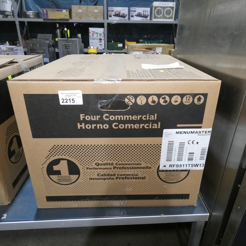 2215 - An unused boxed Menumaster microwave oven type RFS511TSW13
