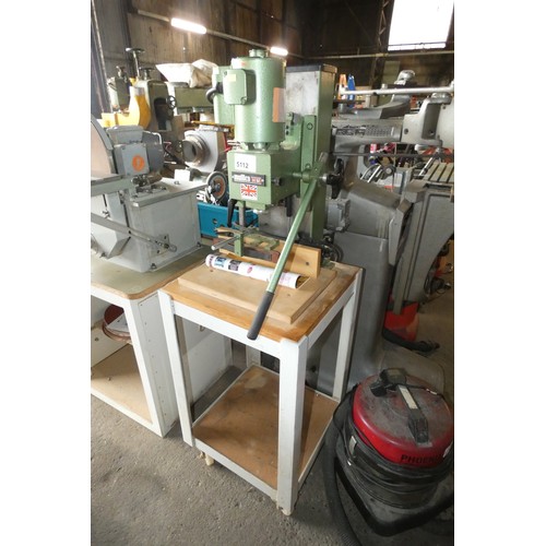 1 x Multico HM.1 chisel mortiser 240v mounted on a wheeled stand