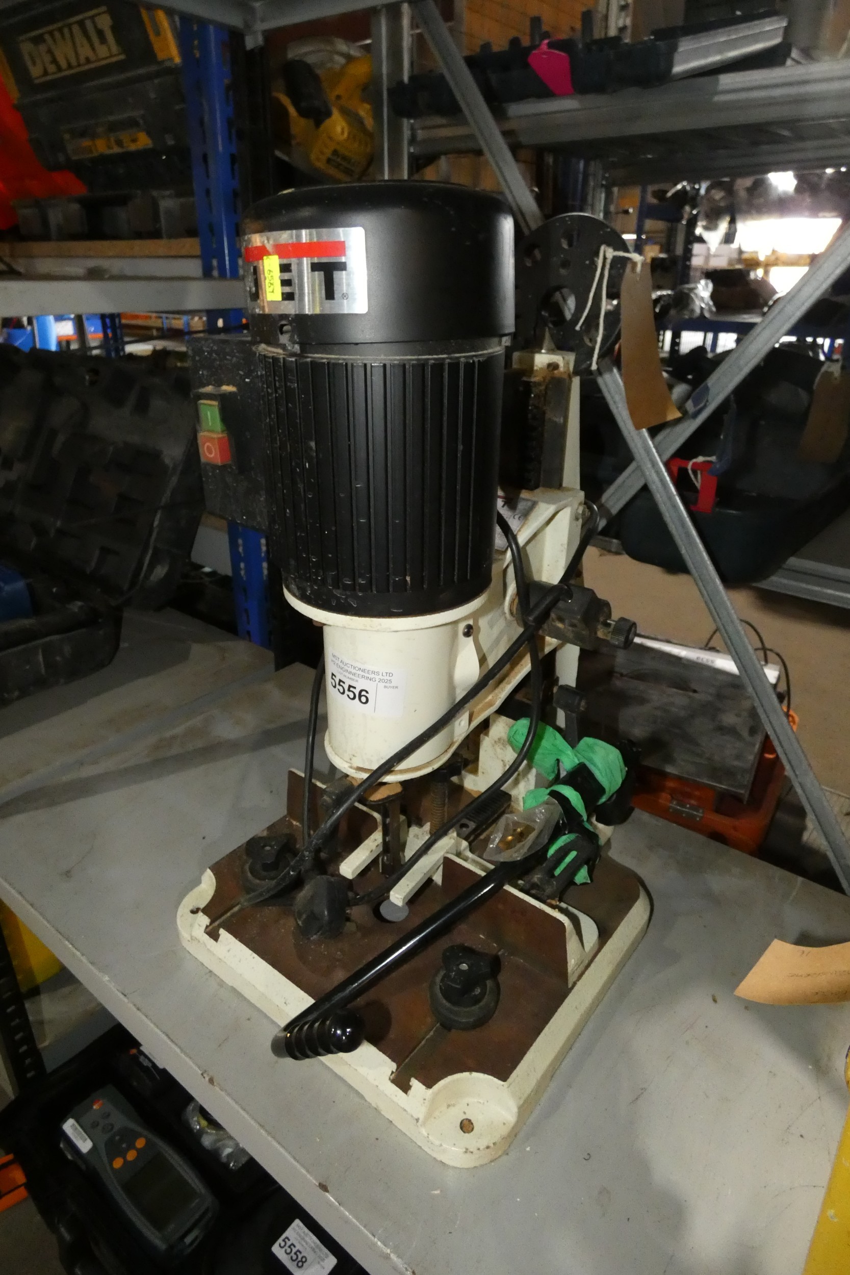 1 x JET bench top chisel mortiser type 701, 240v