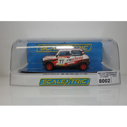 8002 - 1 x Scalextric Mini Miglia C4344 boxed slot car