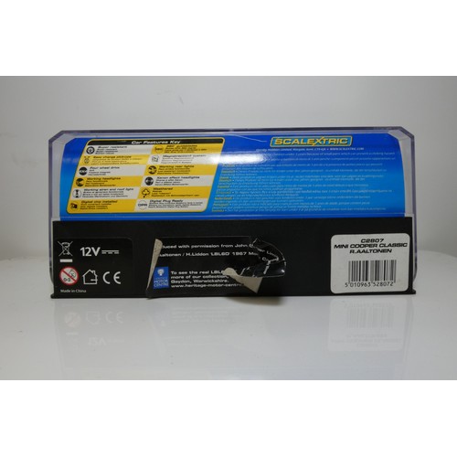 8006 - 1 x Scalextric Mini Cooper Classic C2807 boxed slot car