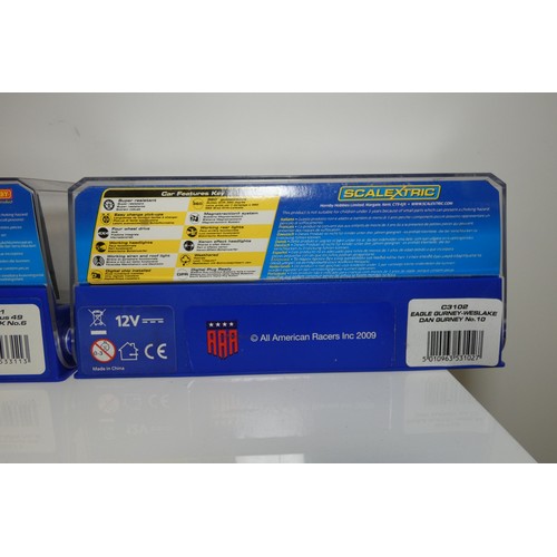 8027 - 2 x Scalextric slot cars - 1 x Lotus Cosworth 49 C3311 and 1 x Eagle Gurney-Westlake C3102