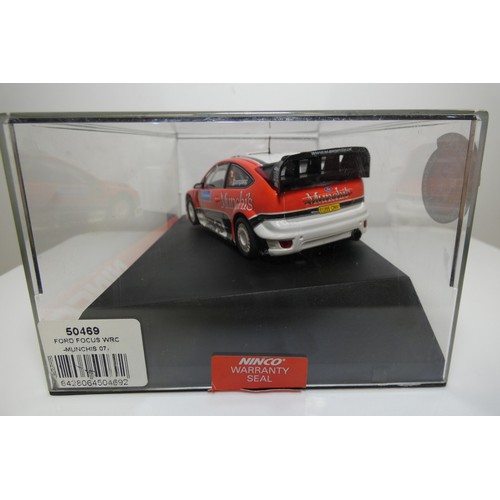 8044 - 1 x Ninco Ford Focus WRC Muchis 2007 50469 slot car